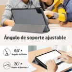 FUNDA Y MICA PARA TABLET SAMSUNG GALAXY TAB A9 8.7″ X110/X115/X117/2023 COLOR ROJO