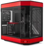 Gabinete Hyte Y60/Midi-Tower/Con Ventana/Sin Fuente/USB 3.0/3 Ventiladores 120Mm/Negro-Rojo/ATX/Cs-Hyte-Y60-Br