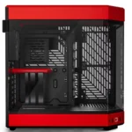 Gabinete Hyte Y60/Midi-Tower/Con Ventana/Sin Fuente/USB 3.0/3 Ventiladores 120Mm/Negro-Rojo/ATX/Cs-Hyte-Y60-Br