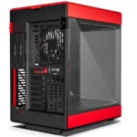 Gabinete Hyte Y60/Midi-Tower/Con Ventana/Sin Fuente/USB 3.0/3 Ventiladores 120Mm/Negro-Rojo/ATX/Cs-Hyte-Y60-Br