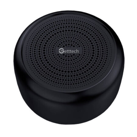 Getttech Mini Bocina Melodic Color Negro – Altavos De 1.5 Pulgadas Bt 5.0, USB 2.0, Mod. Gam-31501N