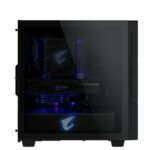 GABINETE GAMER GIGABYTE AORUS C300 GLASS GB-AC300G/VENTANA/RGB/MIDI-TOWER/120MM/ATX/USB 3.0/NEGRO