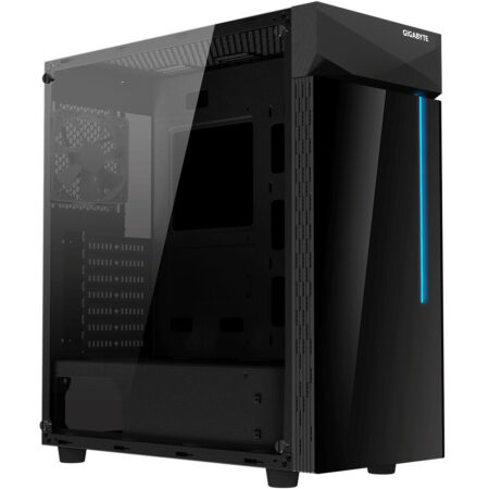 Gabinete Gaming Gigabyte Gb-C200G Lite, Media Torre/ATX/Micro ATX/Mini Itx/Negro/Sin Fuente