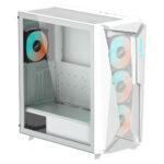 Gabinete Gigabyte Gb-C301Gw/4X Ventiladores/C/Ventana/Midi-Tower/Sin Fuente/USB 3.0-C/Cristal Templado/Color Blanco