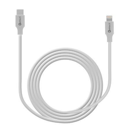 Getttech Cable Lightning A USB Tipo C – Convertidor De Entradas Para Productos Apple, 3.3 Pies De Largo, Mod. Gcl-Ltut-01