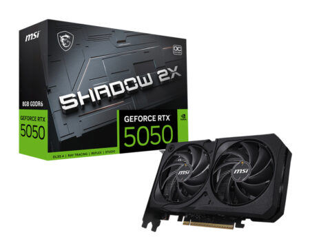 T/Video MSI Geforce Rtx 5050 8Gb Shadow 2X Oc Geforce/8Gb Gddr6/PCI-E 5.0/DP/HDMI/Color Negro