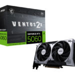 T/Video MSI Geforce Rtx 5060 8G Ventus 2X Oc/Gddr7/PCI-E 5.0 X 16/HDMI 2.0/Gris