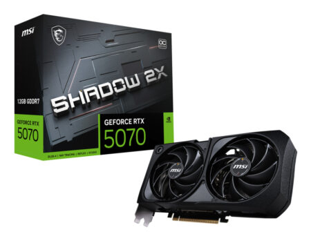 T/Video MSI Geforce Rtx 5070 12G Shadow 2X Oc Geforce Rtx 5070 Shadow/12Gb Gddr7/PCI-E 5.0/3X DP/HDMI/Color Negro