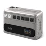 No Break Interactivo Ske Energy Gf1000 1000Va/600W, Color Plata Y Negro, Voltaje De Entrada Y Salida 120V