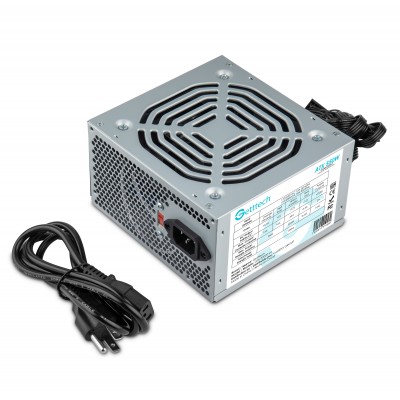 Getttech Fuente De Poder 550W - ATX, Ventilador De 120Mm, Eps 12V, Mtbf 100, 000 Horas Mod. Gfs-55020-01