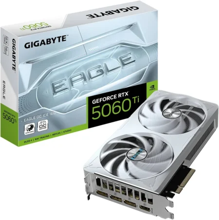 T/VIDEO GIGABYTE GV-N506TEAGLEOCICE-16GD NVIDIA GEFORCE RTX 5060 TI EAGLE OC ICE 16G/16GB GDDR7/PCIE-16 5.0/DP