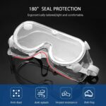 Goggles De Protección, Gksa01-B, Ksa, 4 Válvulas De Respiración, Grado Médico, Elástico De Sujeción Y Fijación De Sellado Para Ojos, Anti Empañante