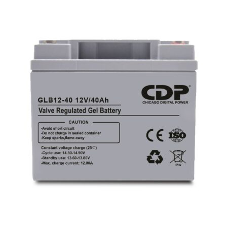Batería Para No Break Cdp Glb12-40 Bateria De Gel Plomo Acido - Seca Sellada 12Vdc-40Ah