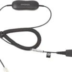 Cable Enroscado Con Conexion Qd Y Rj-9 Jabra Gn-1200-C, 88011-99