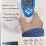 Termómetro Infrarrojo Modelo Gp-200, Marca Yobekan. Permite Detectar Temperatura Humana Por Vía Infrarrojo, Funciona Con Baterías Aa (No Incluidas).