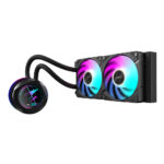 SISTEMA ENFRIAMIENTO LIQUIDO GIGABYTE GP-AORUS WATERFORCE X II 240 MULTISOCKET/2X120MM ARGB/COLOR NEGRO