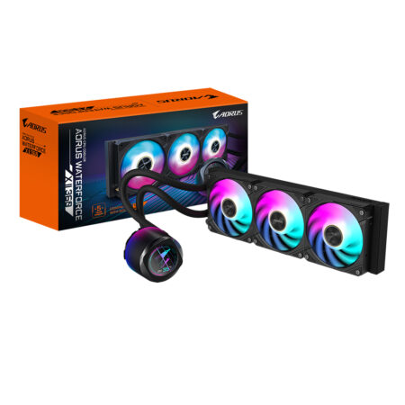 SISTEMA ENFRIAMIENTO LIQUIDO GIGABYTE GP-AORUS WATERFORCE X II 360 MULTISOCKET/3X120MM ARGB/NEGRO
