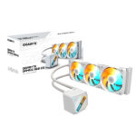 Enfriamiento Liquido Gigabyte Gaming 360 Ice/360Mm/Ventiladores Argb/Compatible Con Intel Lga1851 Y AMD Am5/Color Blanco/Gp-Gigabyte Gme 360I