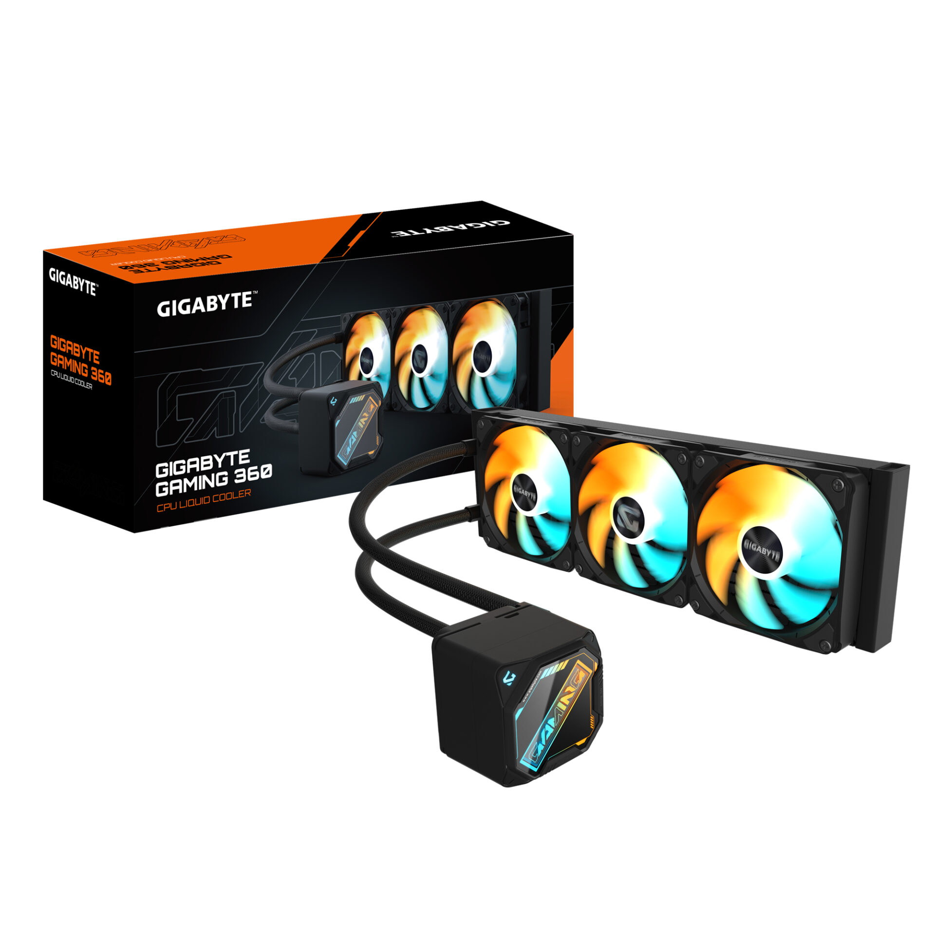 Enfriamiento Liquido Gigabyte Gaming 360/360mm/ventiladores Argb/compatible Con Intel Lga1851 Y Amd Am5/gp-gigabyte Gme 360