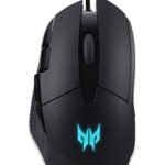 MOUSE ALAMBRICO OPTICO GAMER ACER CESTUS 315 PMW010, 6500DPI/8 BOTONES/USB/1.8 M/NEGRO GP.MCE11.014