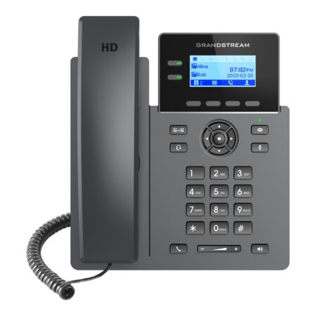 Teléfono IP De 2 Líneas Con 4 Cuentas Sip, Conferencia De 5 Vías, Ethernet Sin PoE Pero Si Incluye Su Fuente De Alimentación