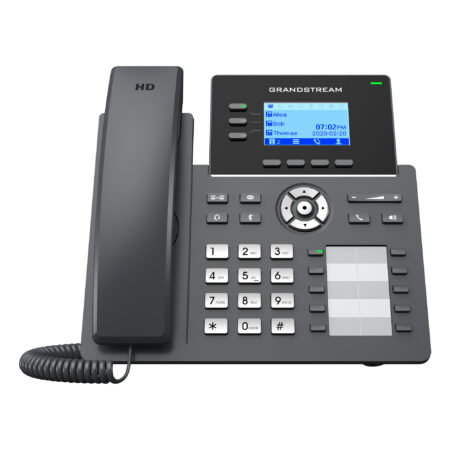 Telefono IP Grado Operador 3 Lineas Sip Grandstream Grp2604 Con 6 Cuentas, 10 Botones Blf, Puertos Gigabit, Codec Opus, Ipv4/Ipv6 Con Gestion En La Nube Gdms