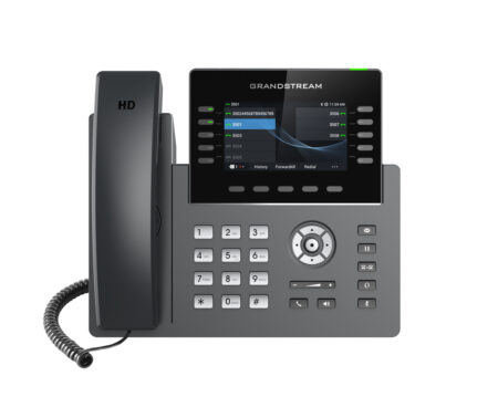 Teléfono IP Grado Operador De 10 Líneas Con 5 Cuentas Sip, WiFi, Dos Pantallas LCD, Bluetooth, Gdms, Gigabit Con PoE