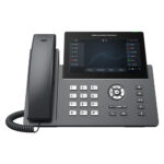 Teléfono IP Profesional Carrier De 12 Líneas Con 6 Cuentas Sip, WiFi, Bluetooth, Pantalla Táctil 7 Pulgadas, Gdms, Gigabit Con PoE
