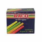 Gis De Color Surtido Baco Gs006 Con 50 Piezas -