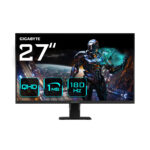 Monitor 27" Gigabyte Gs27Qa LCD/Quad HD/IPS/Freesync/180Hz/HDMI/DP/Color Negro