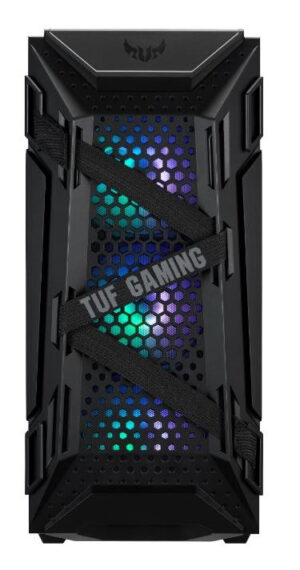 GABINETE ASUS TUF GAMING GT301/BLK/ARGB FAN NEGRO, ATX, M-ATX, M-ITX, AURA SYNC ARGB, USB