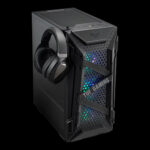 Gabinete ASUS Tuf Gaming Gt301/Blk/Argb Fan Negro, ATX, M-ATX, M-Itx, Aura Sync Argb, USB