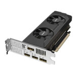 T/Video Gigabyte Gv-N3050Oc-6Gl Geforce Rtx 3050 Oc Low Profile 6G, 6 Gb, Gddr6, 7680X4320 Pix, HDMI, DP