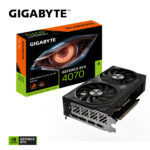 T/Video Gigabyte Gv-N4070Wf2Ocv2-12Gd Nvidia Geforce Rtx 4070 Windforce 2X Oc V2 12G, 12Gb 192-Bit Gddr6/PCI-E 4.0/HDMI