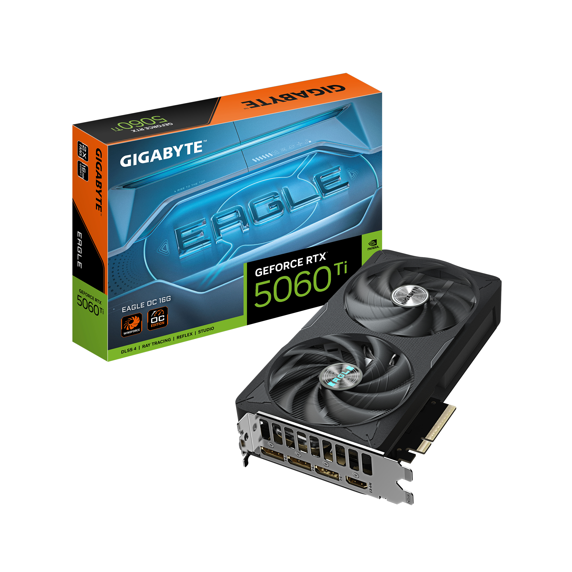 T/VIDEO GIGABYTE GV-N506TEAGLE OC-16GD NVIDIA GEFORCE RTX 5060 TI EAGLE OC 16G/16GB GDDR7/PCIE-X16 5.0/HDMI/DP