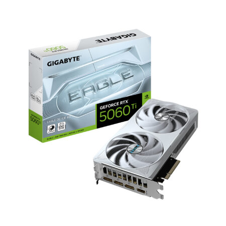 T/Video Gigabyte Gv-N506Teagleoc Ice-8Gd Geforce Rtx 5060 Ti/8Gb Gddr7/PCI-E 5.0/HDMI/DP/2 Fan/Color Blanco