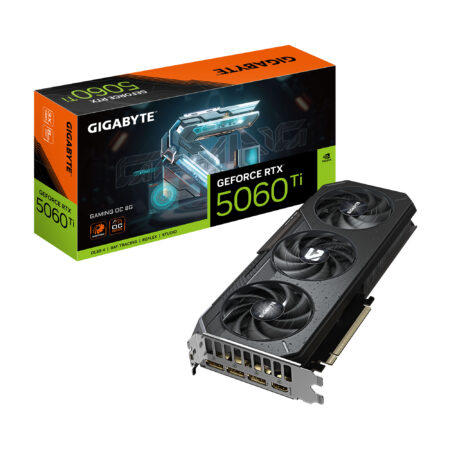 T/Video Gigabyte Gv-N506Tgaming Oc-8Gd Geforce Rtx 5060 Ti/8Gb Gddr7/PCI-E 5.0/HDMI/DP/3 Fan/Color Negro