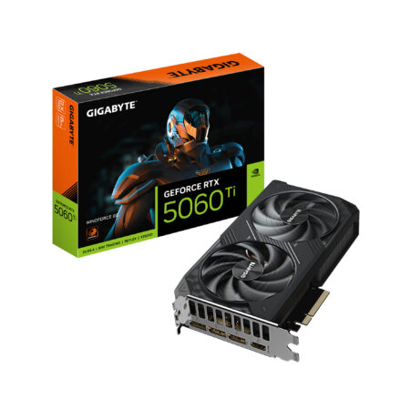 T/Video Gigabyte Gv-N506Twf2-8Gd Geforce Rtx 5060 Ti/8Gb Gddr7/PCI-E 5.0/HDMI/DP/Windforce