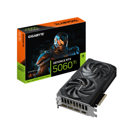 T/Video Gigabyte Gv-N506Twf2Oc-8Gd Geforce Rtx 5060 Ti/8Gb Gddr7/PCI-E 5.0/HDMI/DP/Windforce