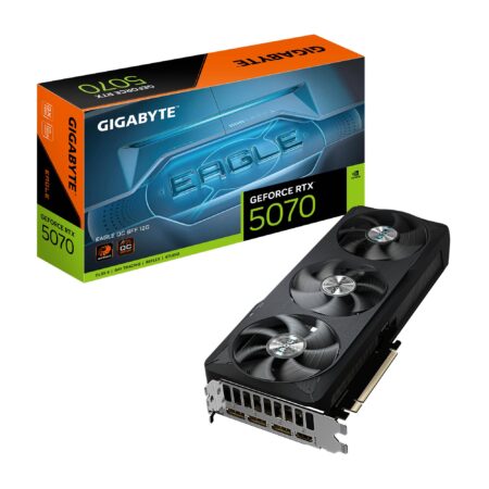 T/Video Gigabyte Gv-N5070Eagle Oc-12Gd Geforce Rtx 5070/12Gb Gddr7/PCI-E 5.0/1X HDMI/3X DP/Rgb/Color Negro