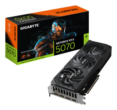 T/Video Gigabyte Gv-N5070Wf3Oc-12Gd Geforce Rtx 5070/12Gb Gddr7/PCI-E 5.0/1X HDMI/3X DP/Color Negro