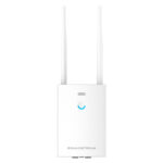Punto De Acceso WiFi 6, 1.77 Gbps, Admin En La Nube(Gratuito), Exterior, MIMO, Cobertura Hasta 250 Mts Y 500 Usuarios