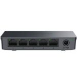 Switch No Administrable, 5 Puertos Gigabit Con Crossover Automático Mdi/Mdix, Gabinete Plástico Para Escritorio O Pared.