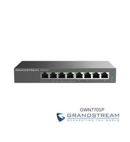 Switch No Administrable, 8 Puertos Gigabit, 4 Puertos PoE 802.3 Af/At, 30W Máximo Por Pto., Gabinete Metálico Para Escritorio O Pared.