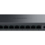 Switch No Administrable, 8 Puertos Gigabit Con Crossover Automático Mdi/Mdix, Gabinete Plástico Para Escritorio O Pared.