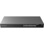 Switch Gigabit Ethernet Administrable De 16 Puertos Poec + 4 Puertos Sfp Uplink, Hasta 240W De Salida, Compatible Con Gwn Cloud.
