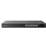 Switch Administrable Capa L2+, 16 Ptos Gigabit + 4 Sfp, Compatible Con Gwn Cloud
