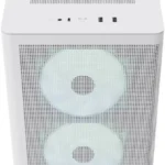 Gabinete Apnx 4711099474318, Midi-Tower, Sin Fuente, Argb, USB 3.2, Color Blanco, ATX
