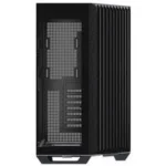 Gabinete Apnx V1/Midi-Tower/Cristal Templado/Con Panel De Madera/Color Negro-Blanco/ATX/4711099479573