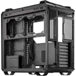 Gabinete ASUS Tuf Gaming Gt502 Midi-Tower/ATX/Micro-ATX/Mini-Itx USB 3.2/Sin Fuente/Ventiladores Instalados/Negro, Gt502/Blk/Tg// 90Dc0090-B08000